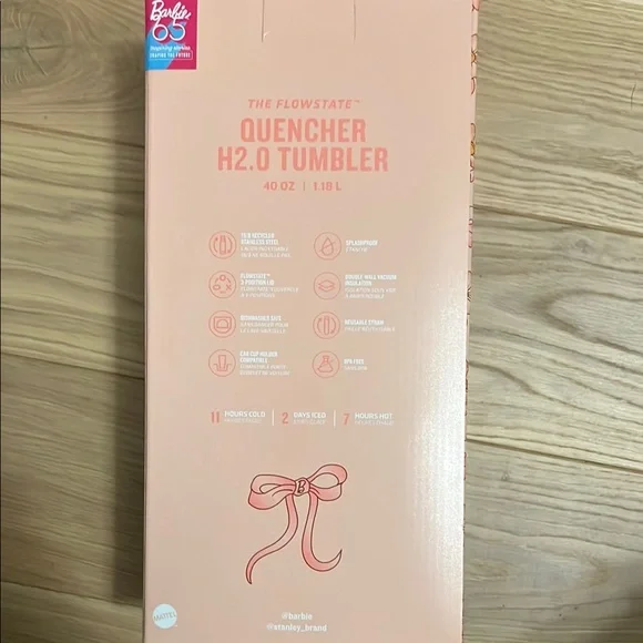 Stanley Just Peachy Barbie 40oz. Floral Tumbler - Picture 2 of 5